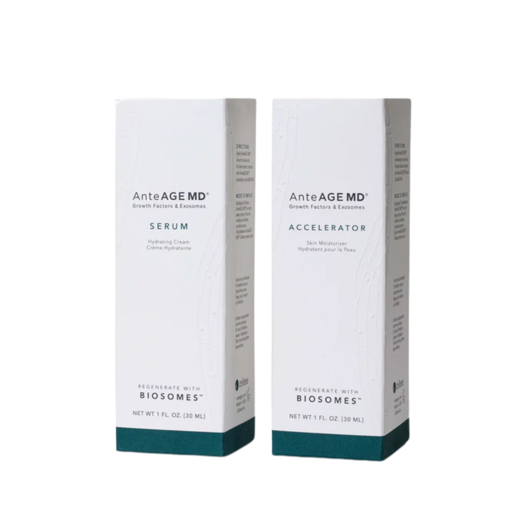 AnteAGE MD Serum & Accelerator clinical brightening and anti-ageing skin care system