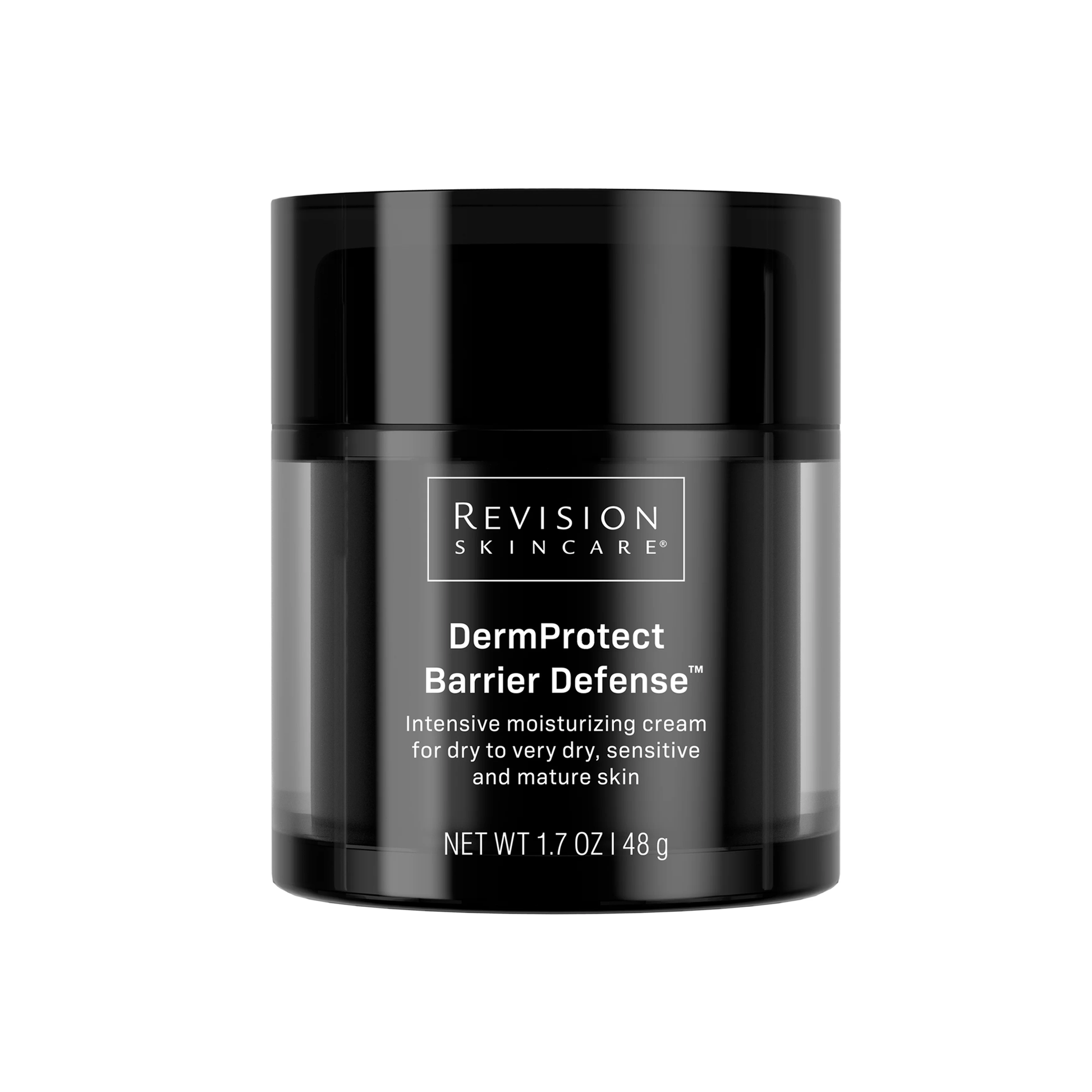 Revision Skincare DermProtect Barrier Defense calming barrier cream that supports skin’s natural repair cycle and reduces redness, dryness, and irritation