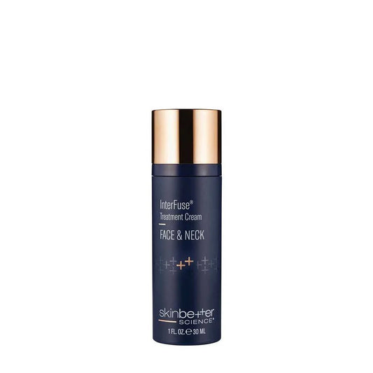Luxury bottle Skinbetter Science InterFuse Face & Neck Treatment Cream – 30ml firming peptide cream for face and neck