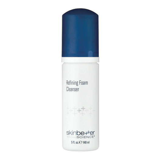 Skinbetter Science Refresh Refining Foam Cleanser – exfoliating foaming face wash with AHAs and salicylic acid to smooth, brighten, and purify skin