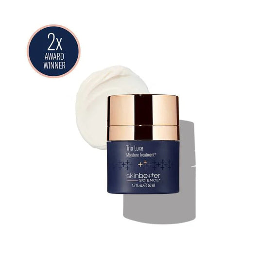 Skinbetter Science Trio Luxe Moisture Treatment – ultra-rich face cream with ceramides, shea butter, and peptides to hydrate, restore, and smooth dry skin