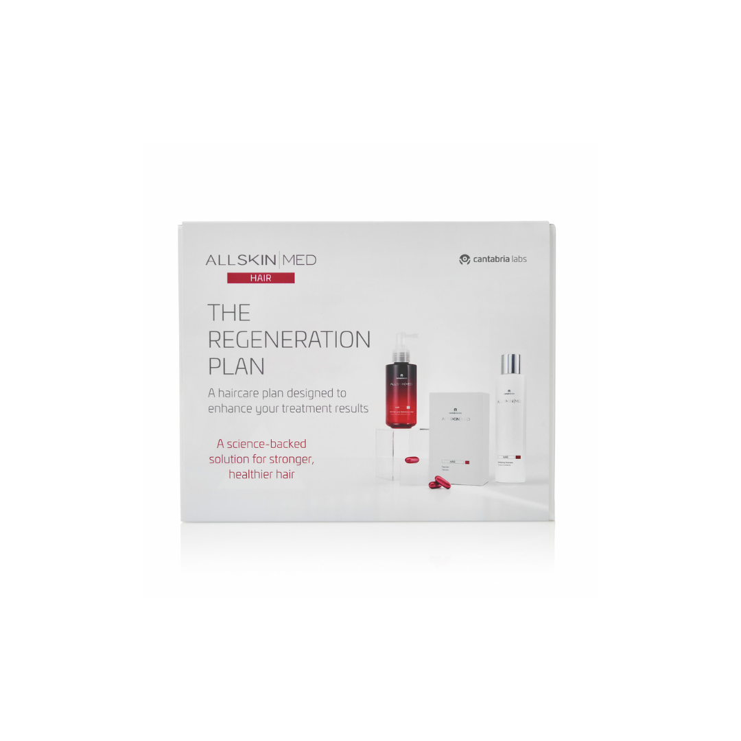 AllSkin Med Hair Regeneration Treatment Plan for stimulating hair growth, strengthening follicles, and restoring thicker, healthier hair