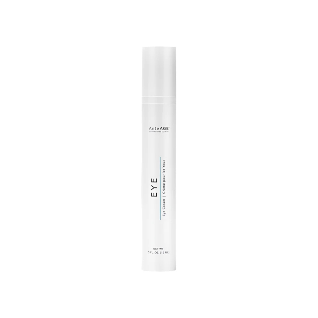 AnteAGE MD Eye stem cell-based eye cream with growth factors, peptides, and hyaluronic acid to smooth fine lines, reduce puffiness, and brighten skin