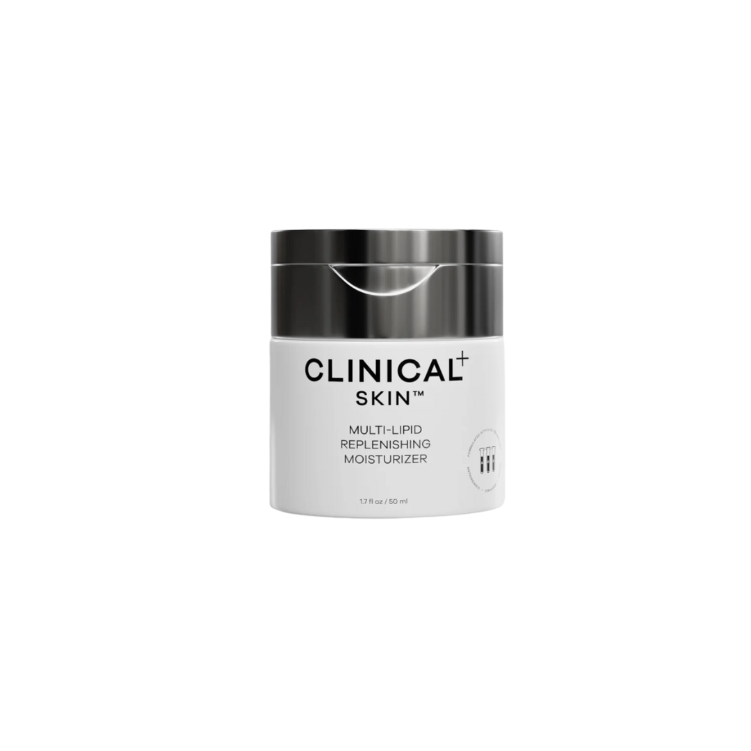 Clinical Skin Multi-Lipid Replenishing Moisturizer for deeply hydrating, nourishing, and restoring the skin barrier for soft, healthy skin