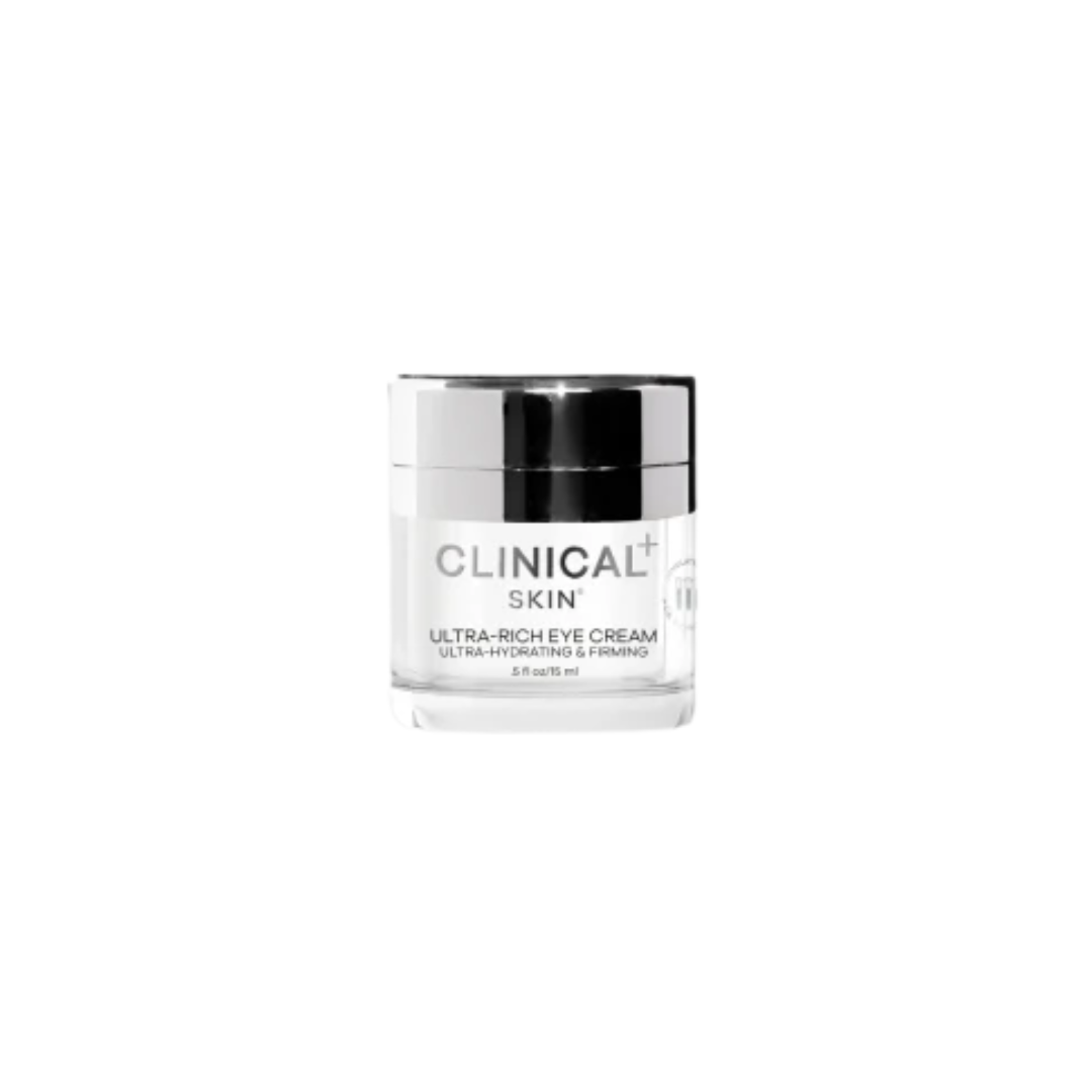 Clinical Skin Ultra-Rich Eye Cream for hydrating, nourishing, and reducing fine lines, puffiness, and dark circles around the eyes