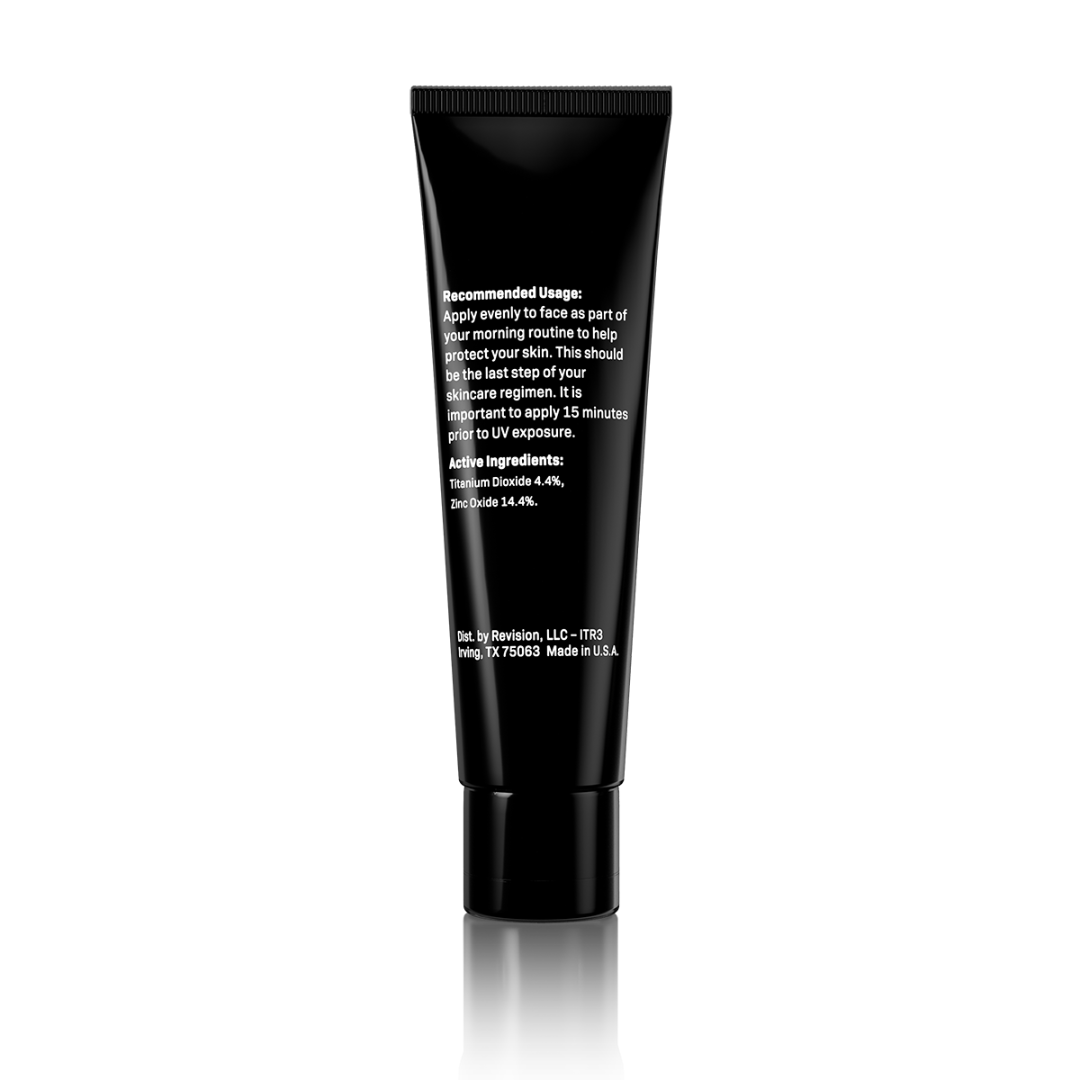 Revision Skincare Intellishade TruPhysical, a tinted mineral sunscreen that hydrates, protects, and evens out skin tone.