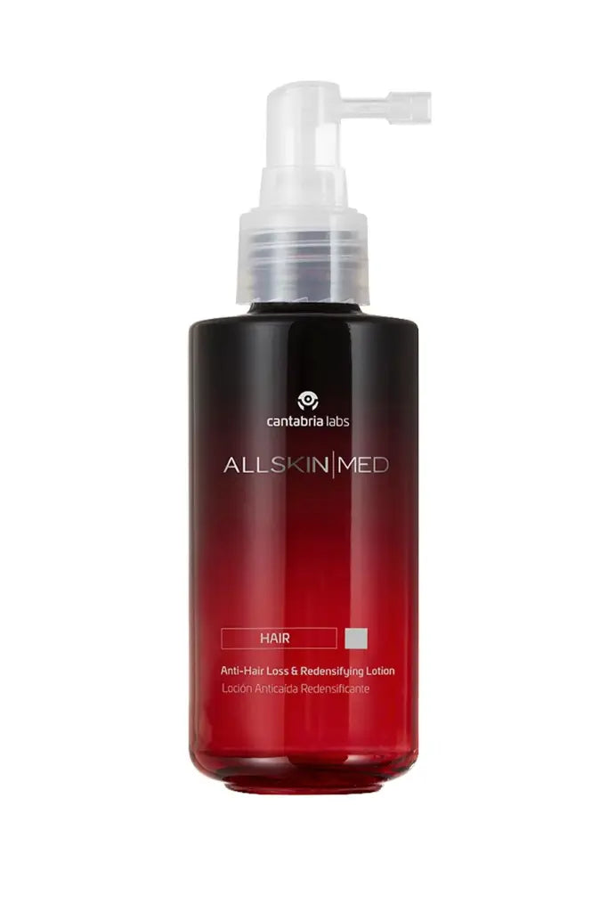 ALLSKIN MED Anti-Hair Loss & Redensifying Lotion key benefits for thinning hair, hair density and scalp support